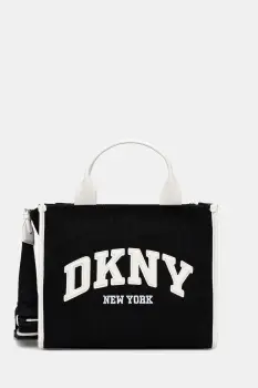 Dkny geanta de bumbac culoarea negru, R52AGR57 imagine