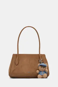 DKNY geanta pentru femei cu imitatie de piele intoarsa AMELIE imagine