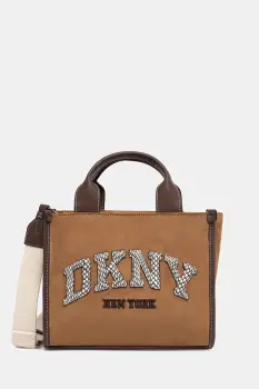 DKNY geanta pentru femei cu imitatie de piele intoarsa imagine
