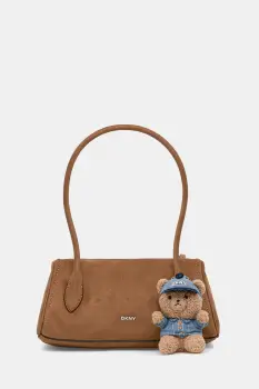 DKNY geanta pentru femei cu imitatie de piele intoarsa imagine