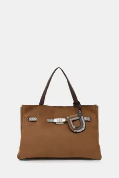 DKNY geanta shopper pentru femei cu imitatie de piele intoarsa BRYAR imagine
