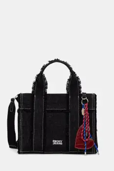 DKNY geanta shopper pentru femei din denim imagine