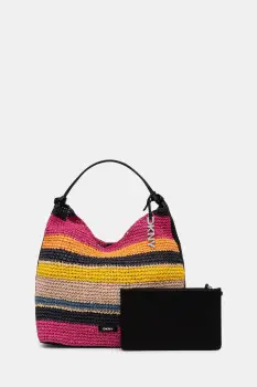 DKNY geanta shopper pentru femei impletita PAULA imagine