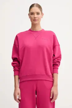 Dkny hanorac de bumbac culoarea roz, uni, DP5T1406 imagine