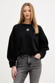 DKNY hanorac pentru femei din bumbac imagine