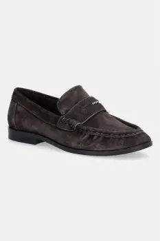 DKNY loafers slip-on pentru femei din piele intoarsa DAWES imagine