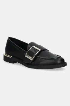 Dkny mocasini Jorvyn culoarea negru, cu toc plat, K3574688 imagine