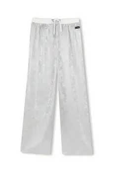 Dkny pantaloni copii culoarea gri, uni, D62337 imagine