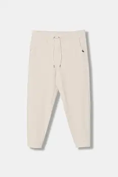 Dkny pantaloni de trening culoarea bej, neted, DP5P3498 imagine