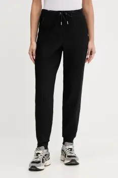 Dkny pantaloni de trening culoarea negru, neted, DP5P3498 imagine