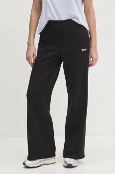 Dkny pantaloni de trening culoarea negru, neted, DP5P3546 imagine