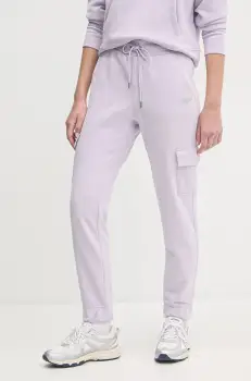 Dkny pantaloni de trening culoarea violet, neted, DP5P3504 imagine
