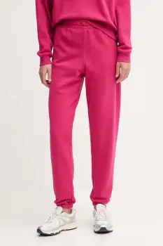 Dkny pantaloni de trening din bumbac culoarea roz, uni, DP5P3707 imagine