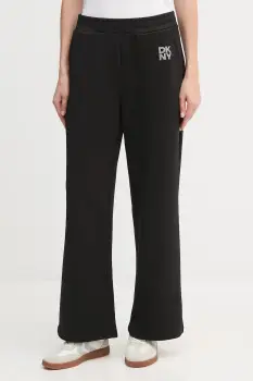 Dkny pantaloni de trening KNIT PANTS culoarea negru, uni, P5MF7CNZ imagine