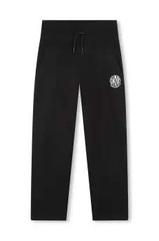 Dkny pantaloni de trening pentru copii culoarea negru, neted, D60226 imagine