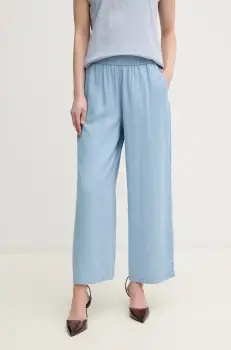 Dkny pantaloni femei, lat, high waist, DJ4P3006 imagine