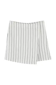 Dkny pantaloni scurti copii culoarea alb, modelator, D62275 imagine