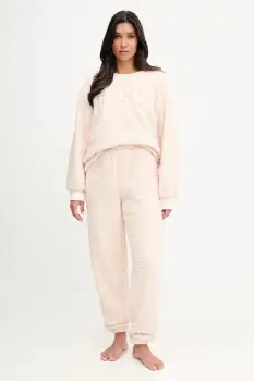 Dkny pijama culoarea bej, YI70065 imagine
