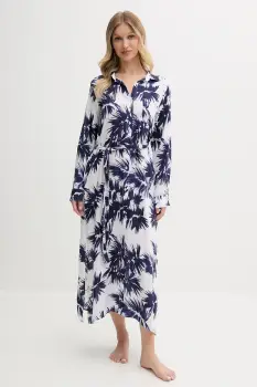 Dkny pijama culoarea bleumarin, YI00052 imagine