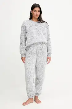 Dkny pijama culoarea gri, YI70065 imagine