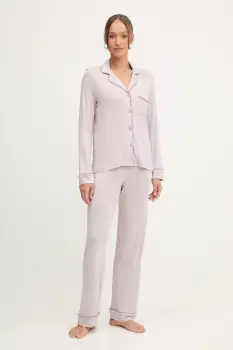 Dkny pijama culoarea roz, YI90092 imagine