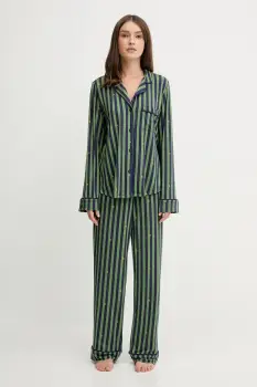 Dkny pijama culoarea verde, YI90076 imagine
