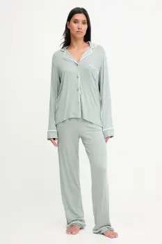 Dkny pijama culoarea verde, YI90092 imagine