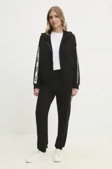 Dkny pijama femei, culoarea negru, YI90040 imagine
