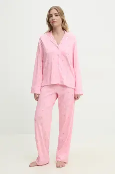 Dkny pijama femei, culoarea roz, YI80042 imagine