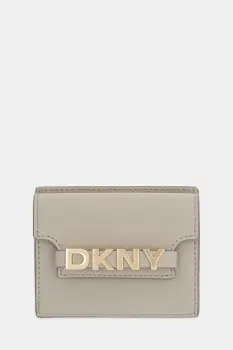 Dkny portofel de piele culoarea bej, R52ZKM22 imagine