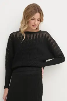 Dkny pulover femei, culoarea negru, light, P4JSAT74 imagine