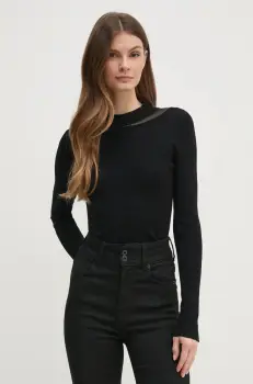 Dkny pulover femei, culoarea negru, light, P4KSBT83 imagine