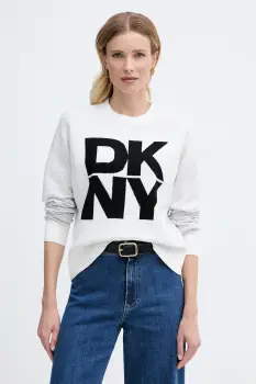 DKNY pulover pentru femei cu vascoza imagine