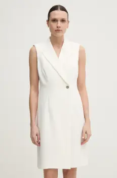 Dkny rochie culoarea bej, mini, mulata, DD5U1H66 imagine