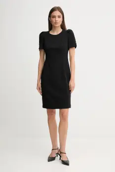 Dkny rochie culoarea negru, mini, mulata, DD3I166A imagine