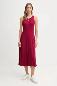 Dkny rochie culoarea roz, maxi, evazati, P5ED0BMX imagine
