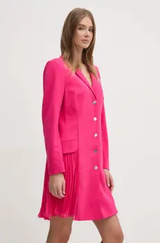 Dkny rochie culoarea roz, mini, drept, DD4K1D67 imagine