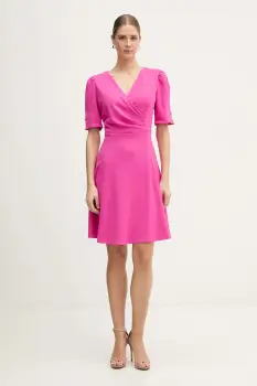 Dkny rochie culoarea violet, mini, evazati, DD6A127A imagine
