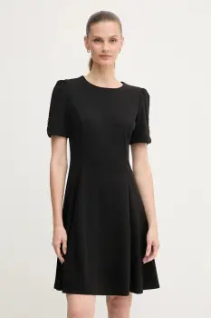 Dkny rochie culoarea violet, mini, evazati imagine