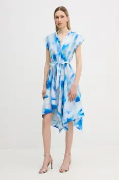 DKNY rochie evazata din in imagine