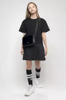 Dkny rochie fete culoarea negru, mini, drept imagine