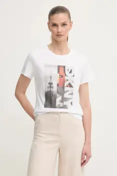 Dkny tricou culoarea alb, DJ5T1547 imagine