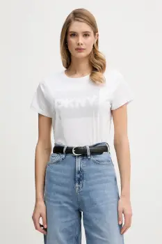 Dkny tricou culoarea alb, DJ6T1701 imagine