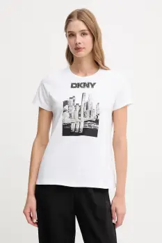 Dkny tricou culoarea alb, P52HOWNA imagine