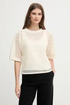 Dkny tricou culoarea bej, P5DHSBMA imagine