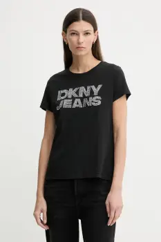 Dkny tricou culoarea negru, DJ6T1692 imagine
