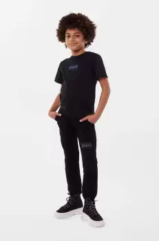 Dkny tricou de bumbac pentru copii culoarea negru, cu imprimeu imagine