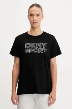 Dkny tricou din bumbac culoarea negru, DP5T1346 imagine