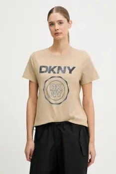 Dkny tricou din bumbac culoarea negru, DP5T1366 imagine