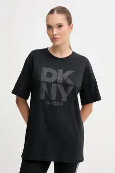 Dkny tricou din bumbac culoarea negru, DP5T1470 imagine